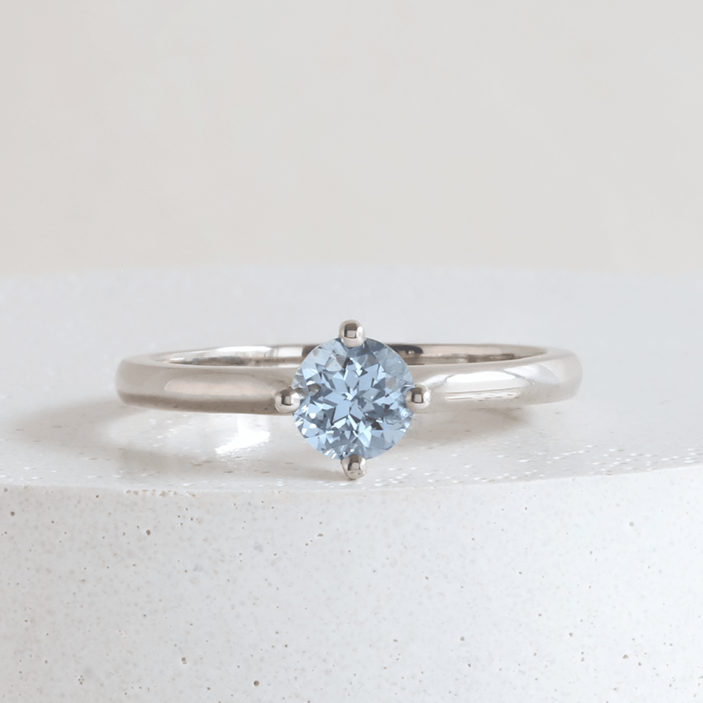 Promise ring circle hot sale with engagement ring