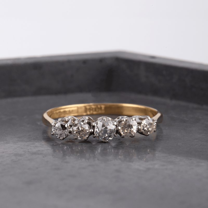 Five stone 2025 diamond band