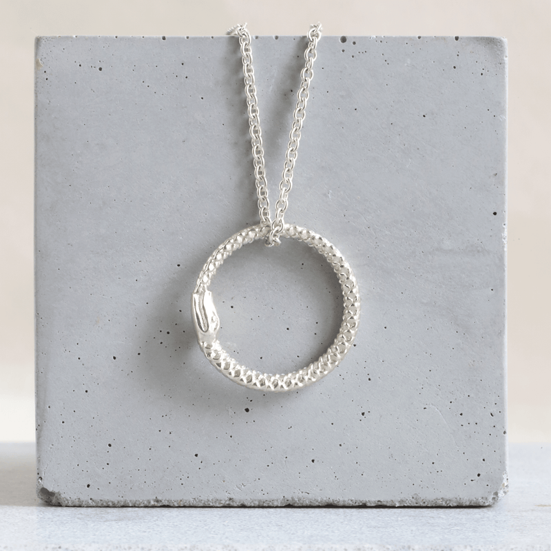 Ethical Jewellery & Engagement Rings Toronto - Parliament Ouroboros Pendant in Silver - FTJCo Fine Jewellery & Goldsmiths