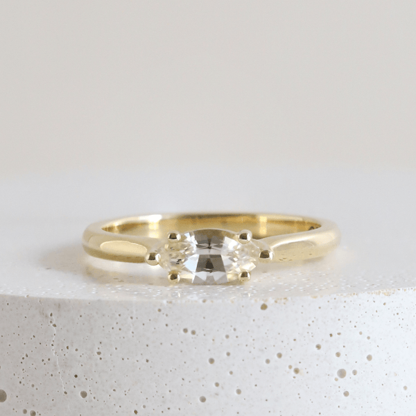 Ethical Jewellery & Engagement Rings Toronto - 0.62 ct Flaw Yellow Marquise Avery in Yellow Gold - FTJCo Fine Jewellery & Goldsmiths