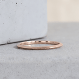 Ethical Jewellery & Engagement Rings Toronto - Parliament Knife Edge Band in Rose - FTJCo Fine Jewellery & Goldsmiths