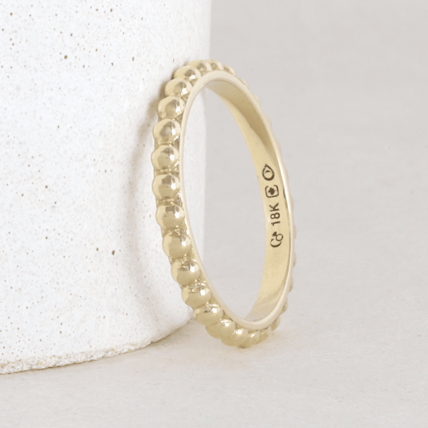 Ethical Jewellery & Engagement Rings Toronto - Electra Band in Yellow Gold - FTJCo Fine Jewellery & Goldsmiths