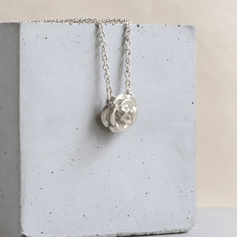 Ethical Jewellery & Engagement Rings Toronto - Parliament Rose Pendant in Silver - FTJCo Fine Jewellery & Goldsmiths