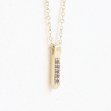 Ethical Jewellery & Engagement Rings Toronto - Alexandrite (June) Quill Pendant in Yellow Gold - FTJCo Fine Jewellery & Goldsmiths