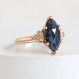 Ethical Jewellery & Engagement Rings Toronto - 1.78 ct Frances Marquise Rose Cut Ring in Rose - FTJCo Fine Jewellery & Goldsmiths
