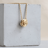 Ethical Jewellery & Engagement Rings Toronto - Parliament Rose Pendant in Yellow Gold - FTJCo Fine Jewellery & Goldsmiths