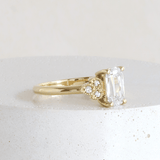 Ethical Jewellery & Engagement Rings Toronto - 1.15 ct Frances Rectangular Cut Ring in Yellow Gold - FTJCo Fine Jewellery & Goldsmiths