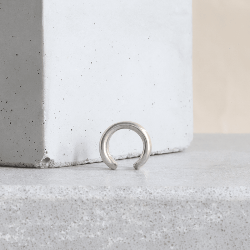 Ethical Jewellery & Engagement Rings Toronto - Parliament Duo Ear Cuff in Silver - FTJCo Fine Jewellery & Goldsmiths