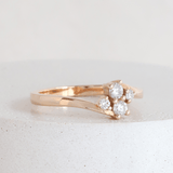 Ethical Jewellery & Engagement Rings Toronto - Pre-Loved Diamond Cluster Ring in Rose - FTJCo Fine Jewellery & Goldsmiths
