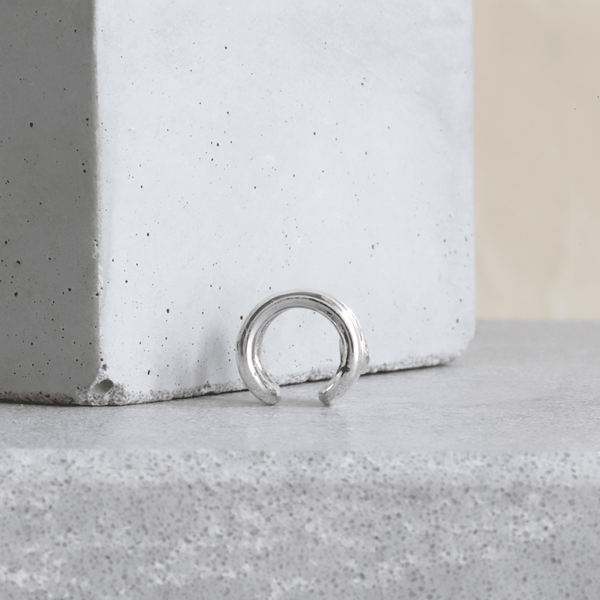 Ethical Jewellery & Engagement Rings Toronto - Parliament Duo Gemset Ear Cuff in Silver - FTJCo Fine Jewellery & Goldsmiths