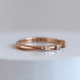 Ethical Jewellery & Engagement Rings Toronto - Jasmine Band in Rose Gold - FTJCo Fine Jewellery & Goldsmiths