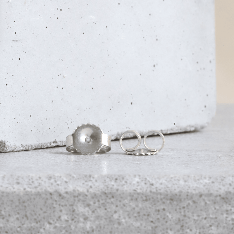Ethical Jewellery & Engagement Rings Toronto - Parliament Rose Studs in Silver - FTJCo Fine Jewellery & Goldsmiths