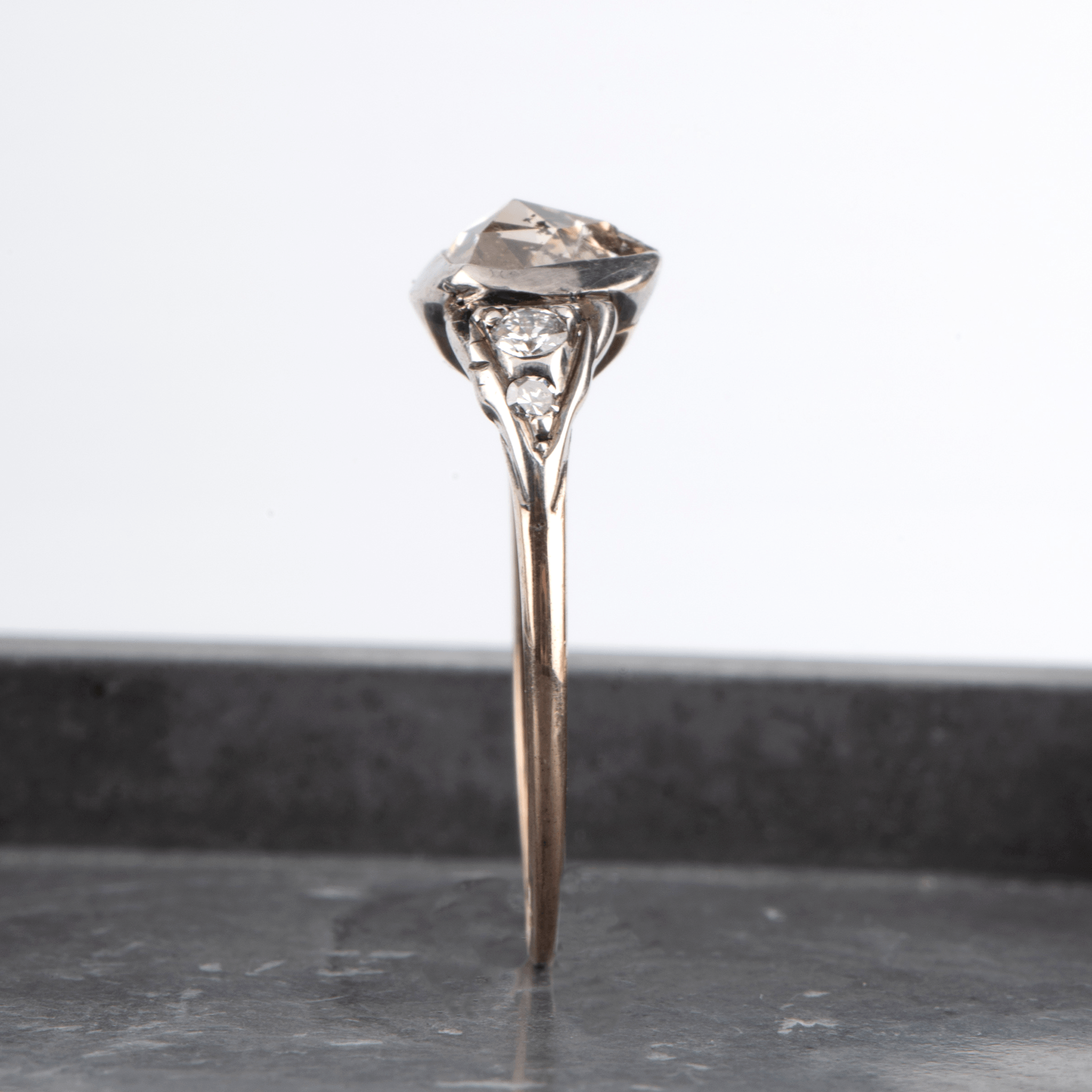 FTJCo Vintage 18th Century Georgian Era Rose Cut Diamond Ring