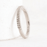 Ethical Jewellery & Engagement Rings Toronto - Ceres Petite Diamond Band in White - FTJCo Fine Jewellery & Goldsmiths