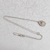 Ethical Jewellery & Engagement Rings Toronto - 2 mm Diamond FTJCo Lock Pendant in White - FTJCo Fine Jewellery & Goldsmiths