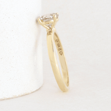 Ethical Jewellery & Engagement Rings Toronto - 1.05 ct Cool Grey Diamond Pietra Solitaire in Yellow - FTJCo Fine Jewellery & Goldsmiths