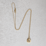 Ethical Jewellery & Engagement Rings Toronto - Sapphire (September) Birthstone Round Amulet Pendant in Yellow Gold - FTJCo Fine Jewellery & Goldsmiths