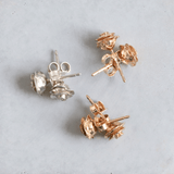 Ethical Jewellery & Engagement Rings Toronto - Parliament Rose Studs in Silver - FTJCo Fine Jewellery & Goldsmiths