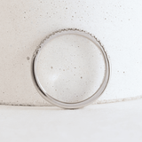 Ethical Jewellery & Engagement Rings Toronto - Pre-loved 2 mm Diamond FTJCo Stacker in White Gold - FTJCo Fine Jewellery & Goldsmiths