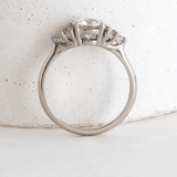 Ethical Jewellery & Engagement Rings Toronto - 1.03 ct K Diamond Round Emma Ring in White Gold - FTJCo Fine Jewellery & Goldsmiths