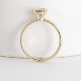 Ethical Jewellery & Engagement Rings Toronto - 1.05 ct Cool Grey Diamond Pietra Solitaire in Yellow - FTJCo Fine Jewellery & Goldsmiths