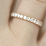 Ethical Jewellery & Engagement Rings Toronto - 2.5 mm Diamond FTJCo Stacker in Rose Gold - FTJCo Fine Jewellery & Goldsmiths