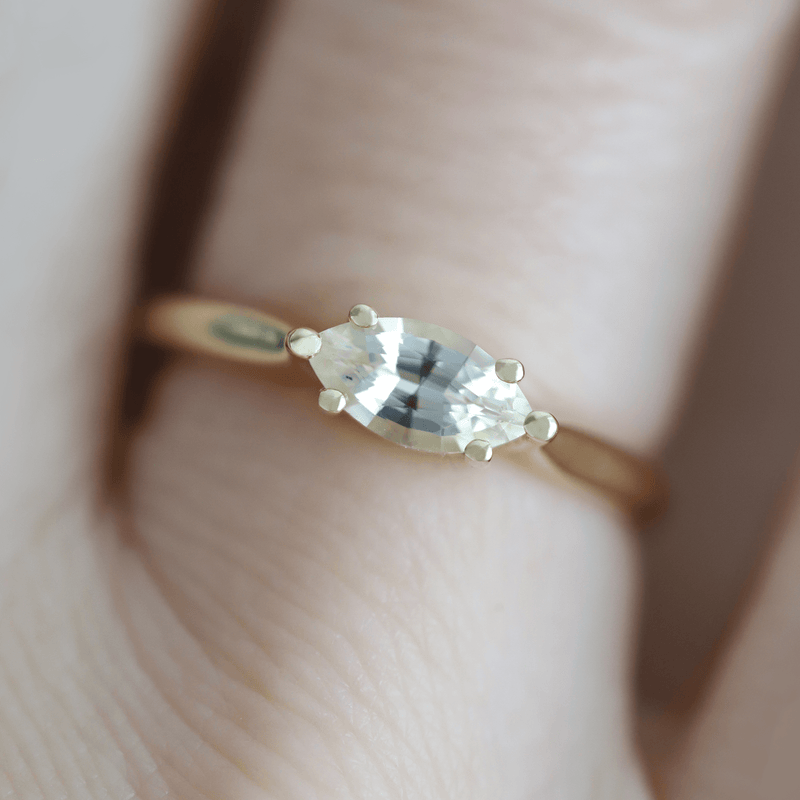 Ethical Jewellery & Engagement Rings Toronto - 0.62 ct Flaw Yellow Marquise Avery in Yellow Gold - FTJCo Fine Jewellery & Goldsmiths