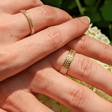 Ethical Jewellery & Engagement Rings Toronto - Ceres Wide Band in Yellow Gold - FTJCo Fine Jewellery & Goldsmiths