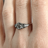 Ethical Jewellery & Engagement Rings Toronto - Triangular Rose Cut Georgian Ring A004 - FTJCo Fine Jewellery & Goldsmiths