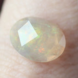 Ethical Jewellery & Engagement Rings Toronto - 1.66 ct Golden Colour play Oval Rose Cut Jelly Opal - Fairtrade Jewellery Co.