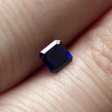 Ethical Jewellery & Engagement Rings Toronto - 0.53 ct Deep Water Blue Square-Cut Madagascar Sapphire - Fairtrade Jewellery Co.