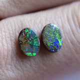 Ethical Jewellery & Engagement Rings Toronto - 1.30 tcw Australian Opal Pair - Fairtrade Jewellery Co.